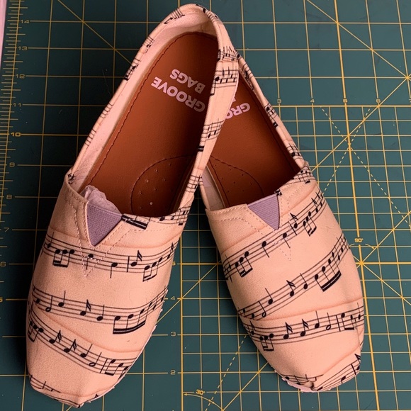 Groove Bags Shoes - Groove Bags Custom Shoes Music Notes Size 8W